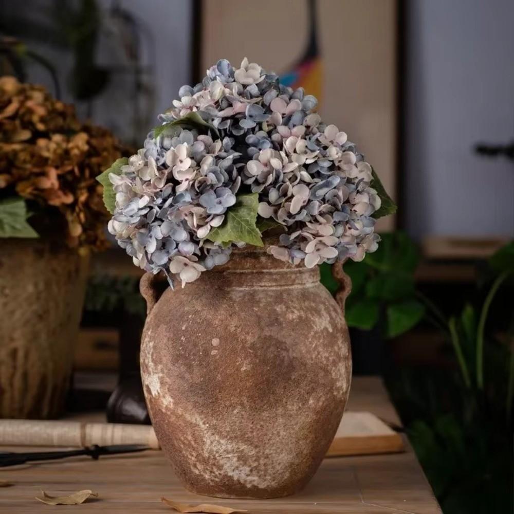 1/2/5Pcss 33cm Simulated Flower Lifelike Fake Flowers New Artificial Hydrangea  for Home Room Decor