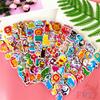 12Sheets/set Zoo Animals  Rewards Sticker Puffy Bubble Toys Stickers