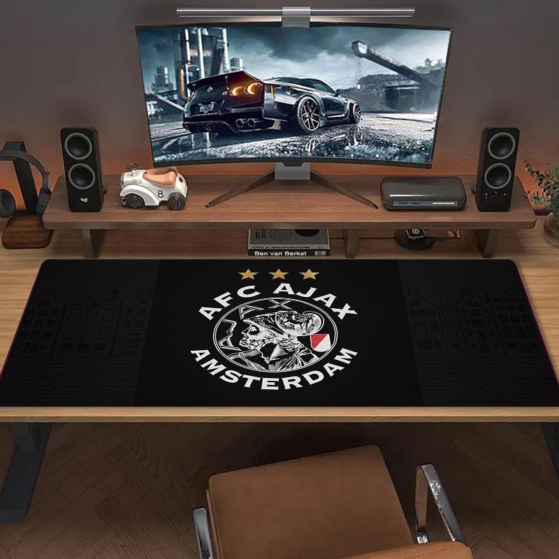 AFC Ajax Large Size Mouse Pad Large Gaming Table Cushion Non-slip Laptop Tablet Big Mousepad XXL Mat Mini PC Playmat With Lock Edge