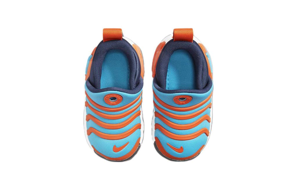 Nike Dynamo GO Flyease Cushioning, Wear Resistant Low top Toddler Shoes Blue Orange Infant And Toddler DH3438-403