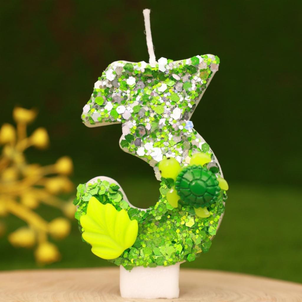 Cute Cartoon Digital Candles, Birthday Candles, Party Decorations