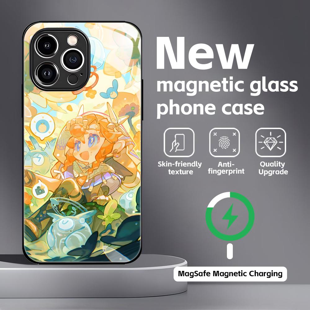 Wuthering Waves SIGRIKA  Phone Case For iPhone17 16 15 14 13 12 11 X XR XS 8 Plus Mini Pro Max Glass Magnetic Case