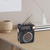 Mini Radio Music Player Small Speaker Pocket Size Portable FM for Home