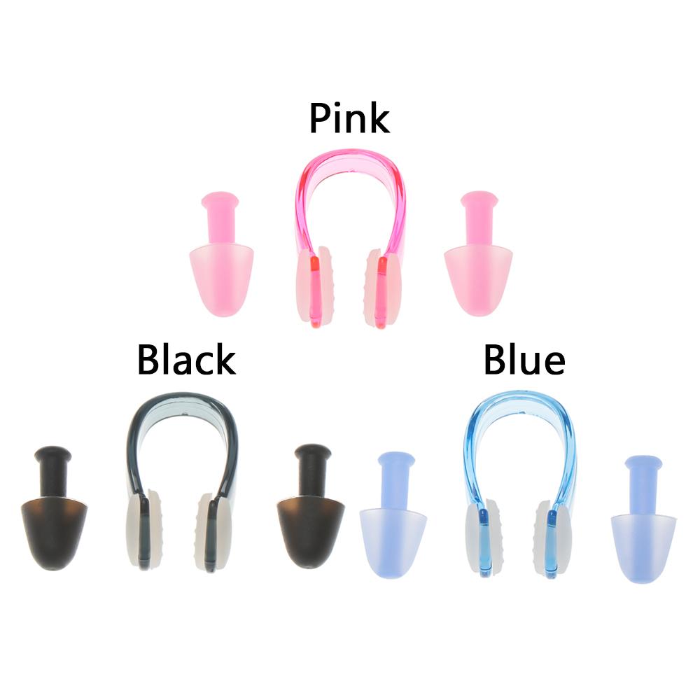 Dive Supplies Case Protective Soft Swimming Earplugs Nose Clip Prevent Water Protection Ear Plug