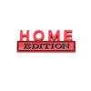 1Pc 3D Metal Home Edition Logo Car Front Grille Badge Side Fender Rear Trunk Emblem Sticker Decal