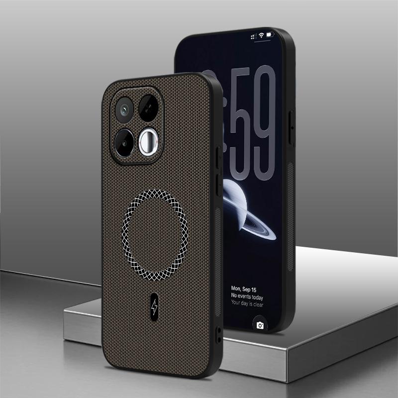 For Realme 16T 5G Case Business Triangular Texture Magnetic Shockproof Leather Anti-slip Cover For Realme 16T 5G Bumper