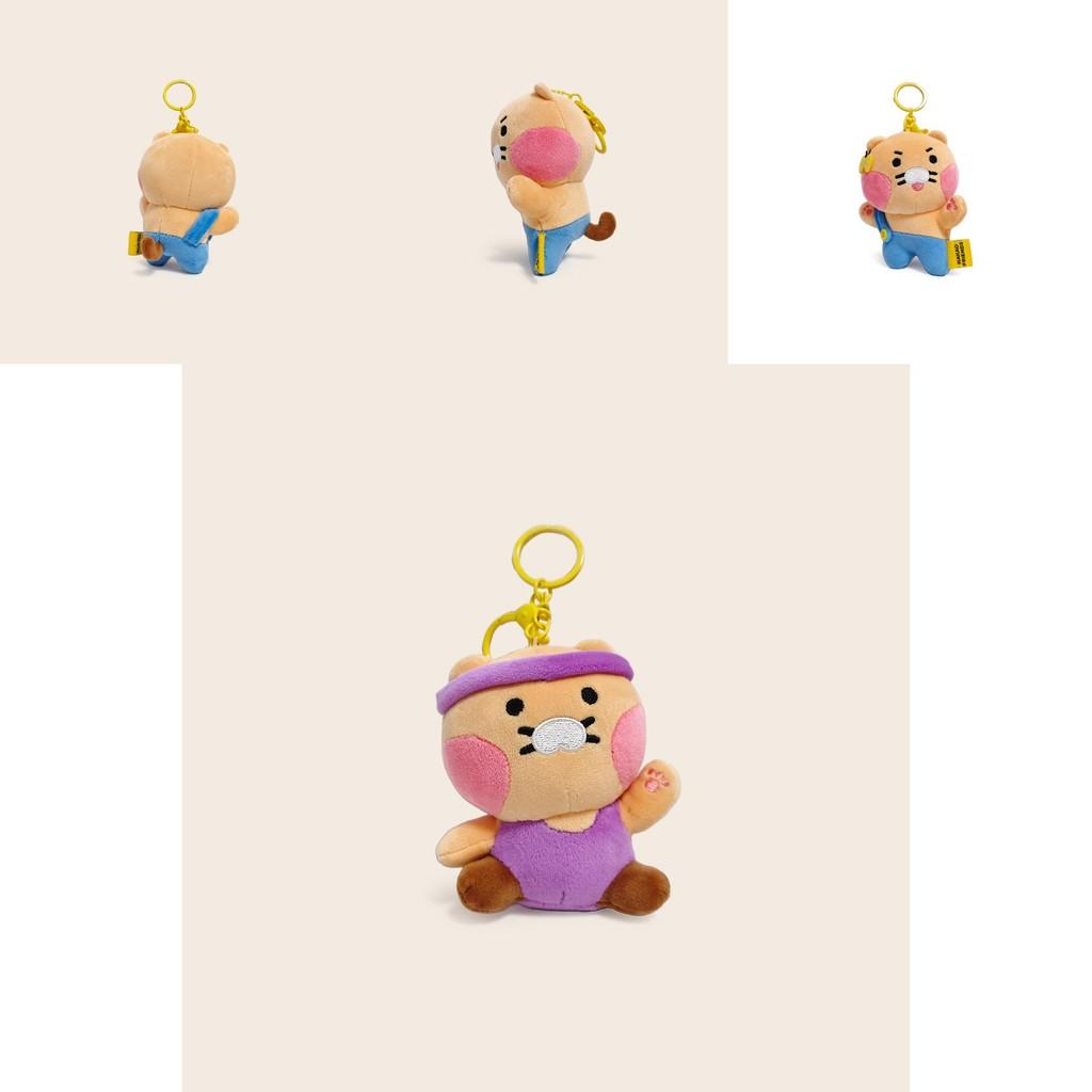 Kakao Friends Choonsik Listening To Music And Sports Plush Toy Pendant For Everyday Use