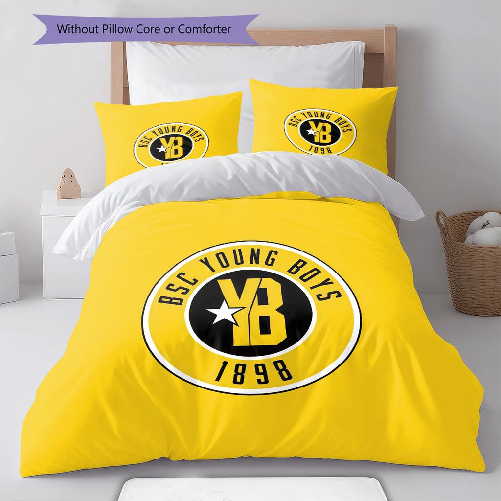 YB Bedding Quilt Set Quilt Cover Pillowcase Home Decoration Birthday Gift (1 * Duvet Cover + 2 * Pillowcase, Without Core)