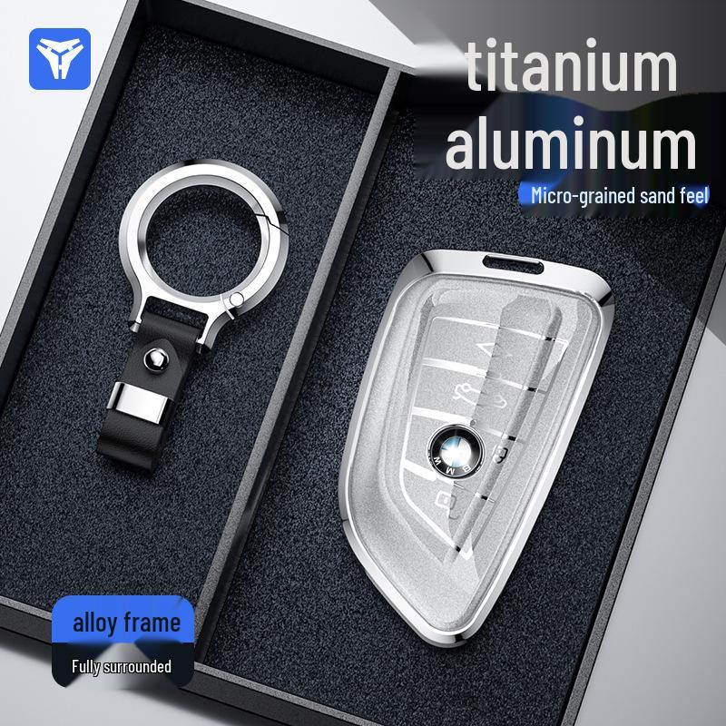 BMW Key Cover: Compatible with 3 Series, 5 Series, X3, X5, X1, X6, i3, and iX3 with Metal Buckle