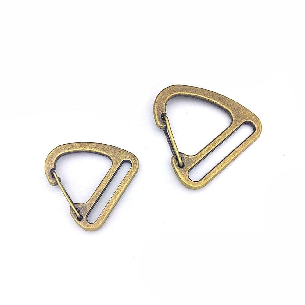 4 Colors Spring Quickdraws Clip 32mm Outdoor Hooks High Quality Triangle Carabiner Outdoor Tool