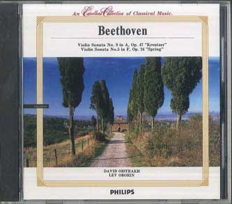 

CD - Beethoven: Violin Sonata No. 9 Kreu MP146 PHILIPS Japan Classical Used