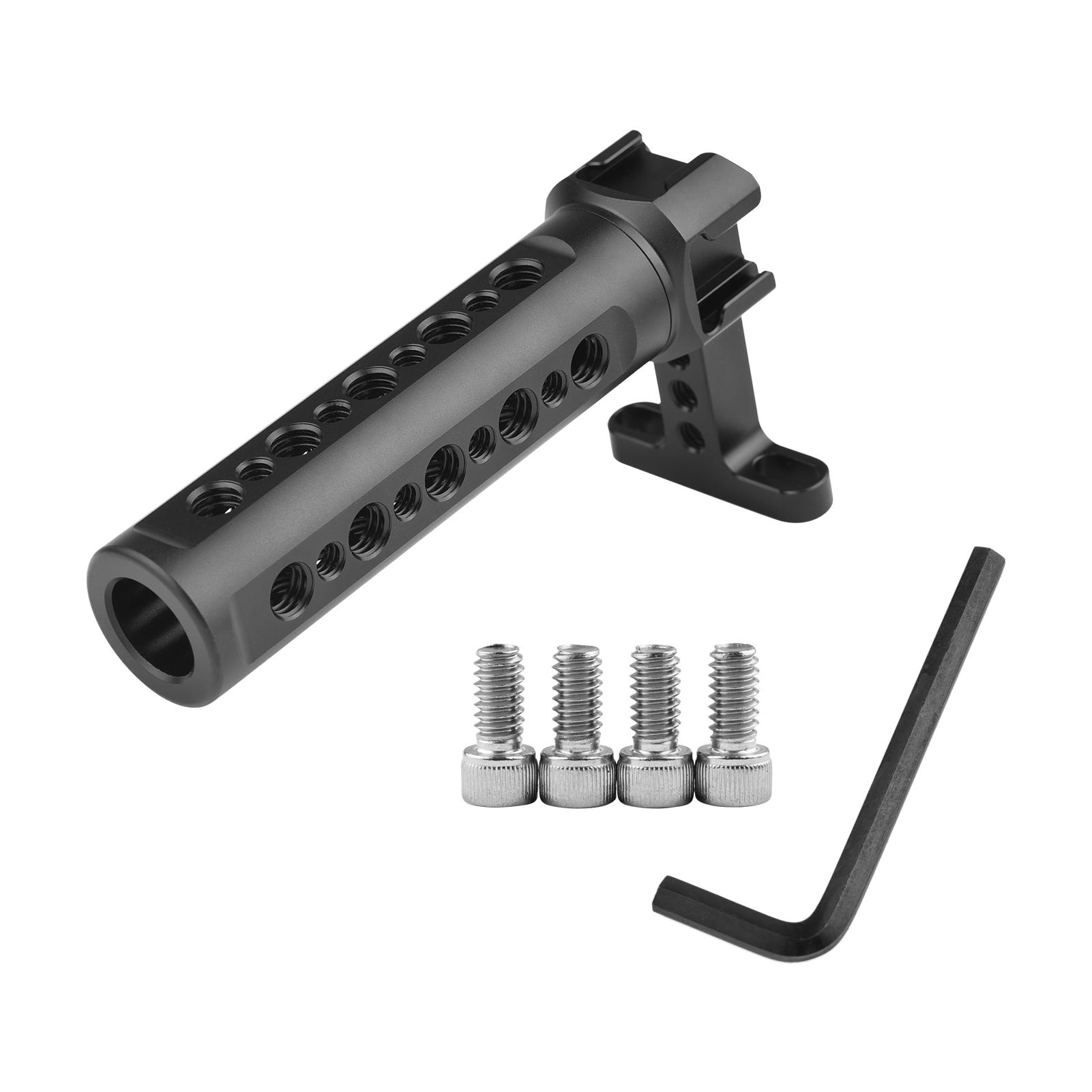 Универсальная ручка для камеры с верхней ручкой и резьбовыми отверстиями 1/4 дюйма 3/8 — фото 4