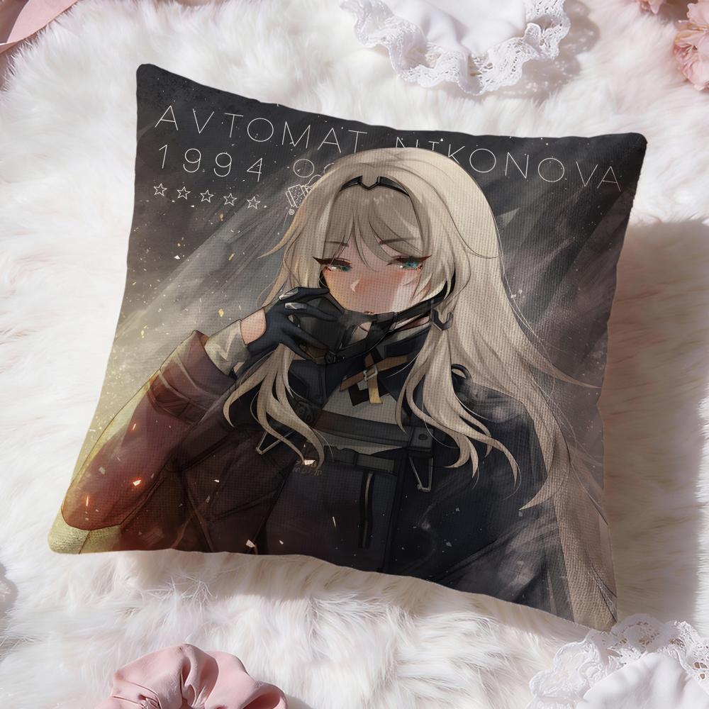 Наволочка для подушки Girls Frontline Премиум-комфорт Двусторонняя наволочка - Дизайн  Два в одном  для любой комнаты и салона автомобиля 30cmx30cm