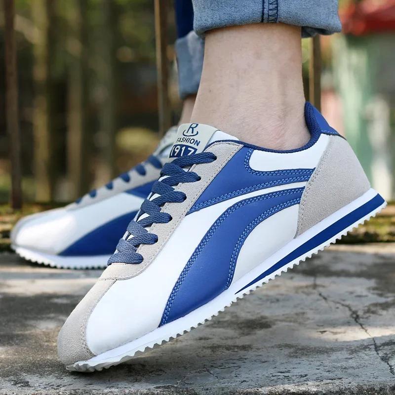 Breathable Men Casual Shoes Mens Lightweight Marathon Running Shoes Mesh Tennis Sneakers Comfortable Jogging Sport Shoes Zapatos