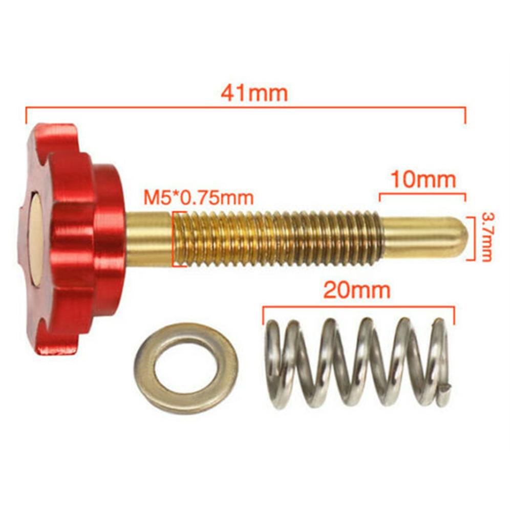 Buy Red Motorbike Air Fuel Mixture Idle Speed Adjuster Screw For PWK ...