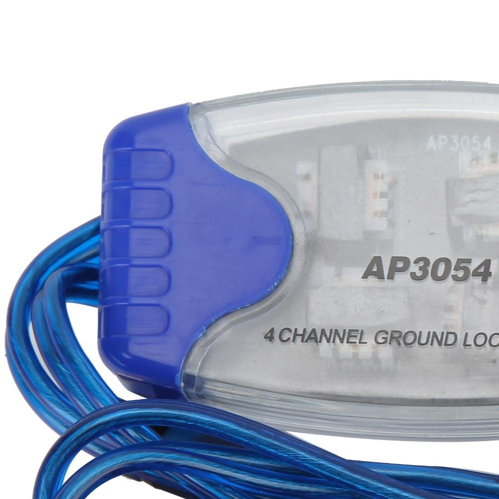 4 Channel Ground Loop Isolator Line Filter Isolator Car Amplifier Filter Car Audio
