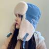 Lei Feng Hat Men's Hat Women's Autumn and Winter Thickened Warm Artifact Plush Hat Outdoor Cycling and Skiing Versatile Ear Protection Hat