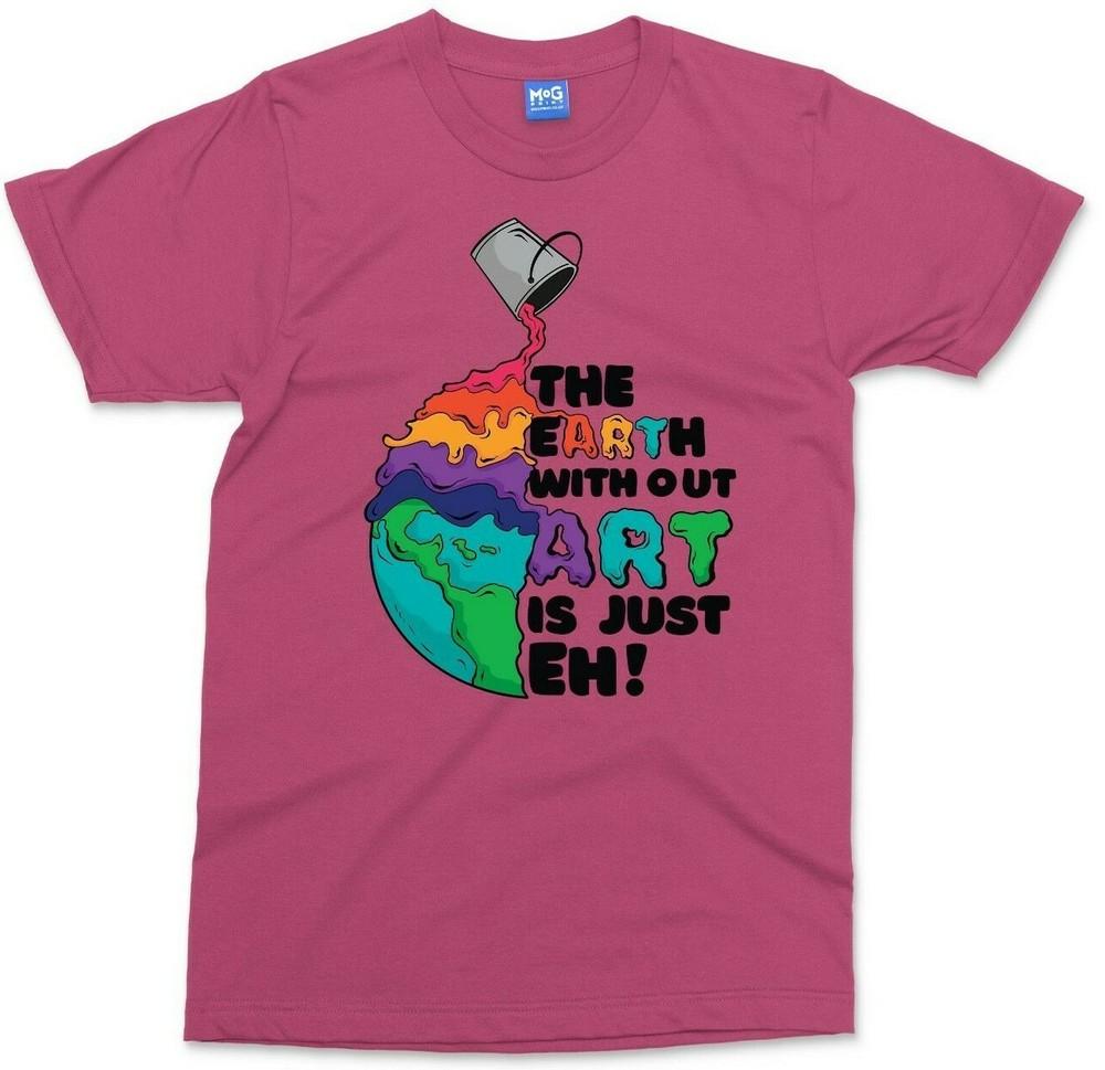 Funny Earth Art TShirt Gift For Artist Painter Tee Painting Drawing For Him Her