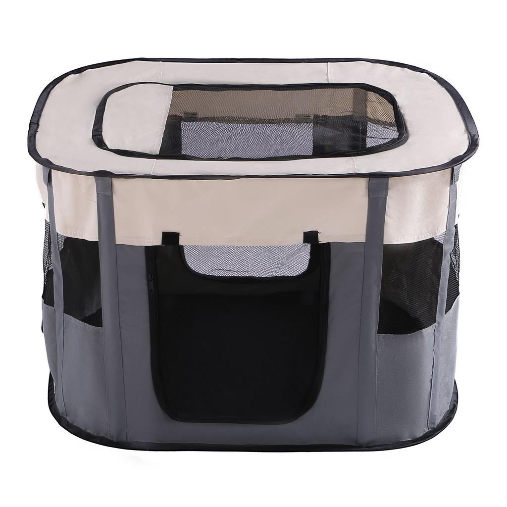 Rechteckiger faltbarer Welpen-Katzenkäfig-Zaun-Hundekatzennest-Haustierbedarf-Zelt-Welpen-Kinder