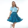 Adult Lolita Super Puffy Hexagonal Mesh Skirt Petticoat for Cosplay Dance
