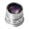 LIGHT LENS LAB M Mount 50mm Rigid Leica M Compatible Single Reproduction Integrated Lens Silver F/2 Lens, Focus, Rigid, Lens, Brass, Hood,