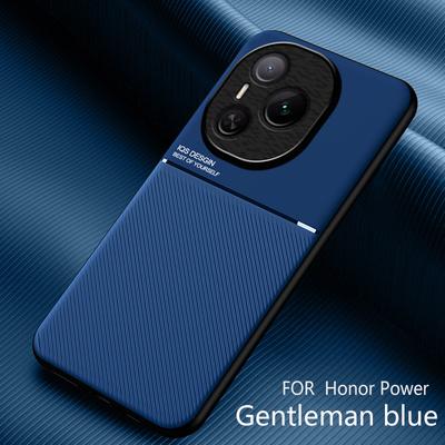 Slim Non-Slip Portective Case For Honor Power With Metal Plate Magnetic Car Holder Cover For Honor Power Phone Case