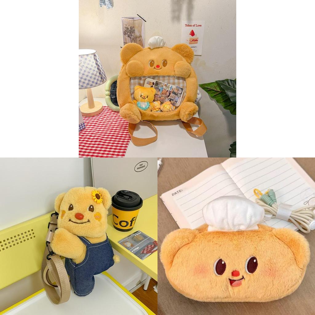 Plush Teddy Bear Backpack For Kids And Teens With Multiple Pockets For Daily Use
