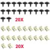 Car Fender Bumper Cross Head Screws U Nuts Kit Engine Cover Clip Splash Guard Fasteners For BMW 07147129160 07129904150