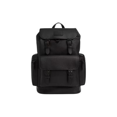Coach Sprint 29 Buchstabenmuster Print Leder und Kalbsleder Rucksack Herren Rucksack Schwarz CT015-JILWO