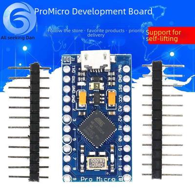 Pro Micro: ATmega32U4-based 5V/16MHz Microcontroller Board with USB Programming.