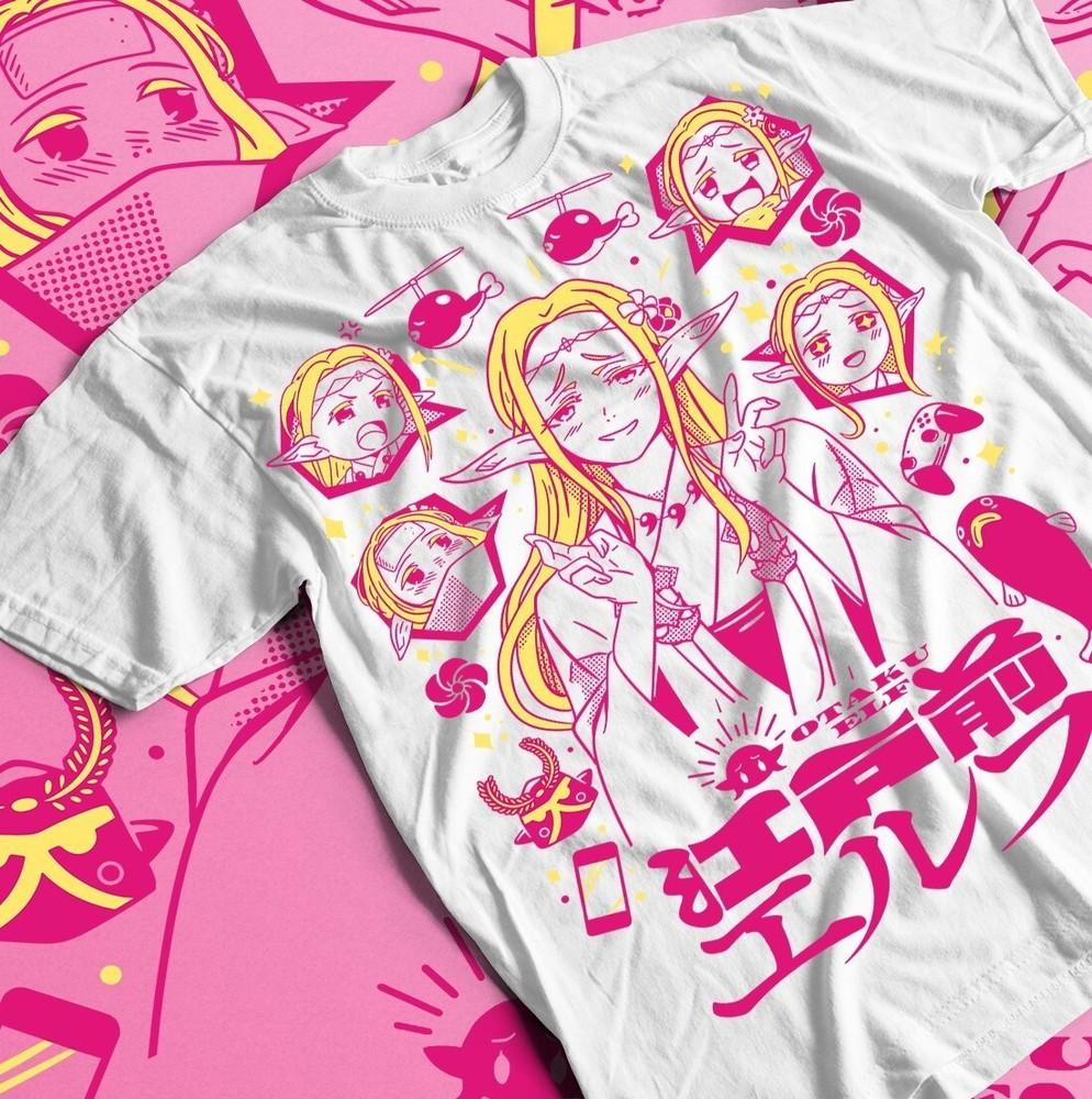 

Anime Elf T-shirt, Edomae Manga Kawai Girl Tee, Unisex Heavy Cotton Shirt, Gifts S