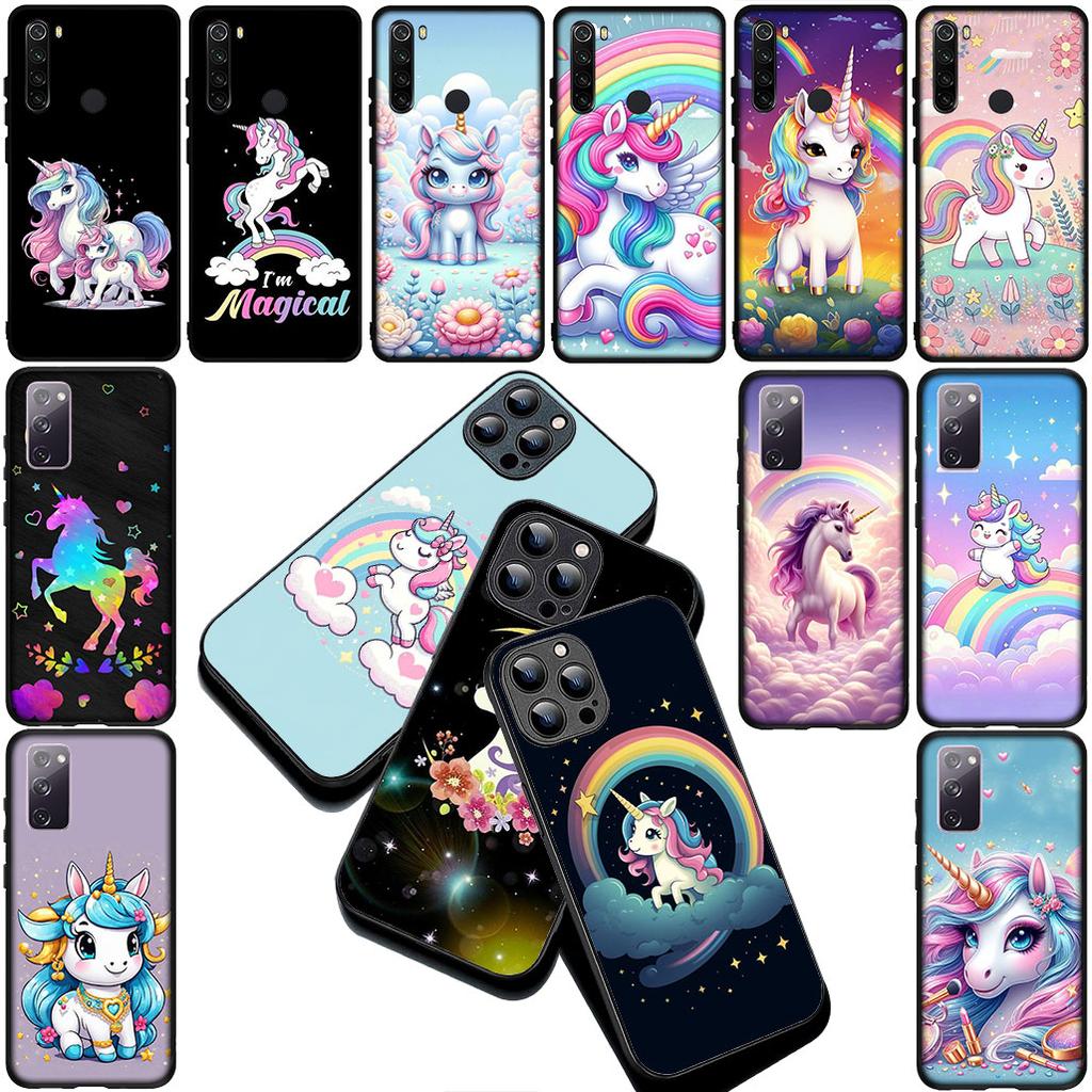 Unicorn Horse Comics Silicone Cover for Huawei P30 P20 Mate 20 Lite Pro Y9 Y7 Y6P Y7A 2019 Y9A P Smart Coque Phone Case