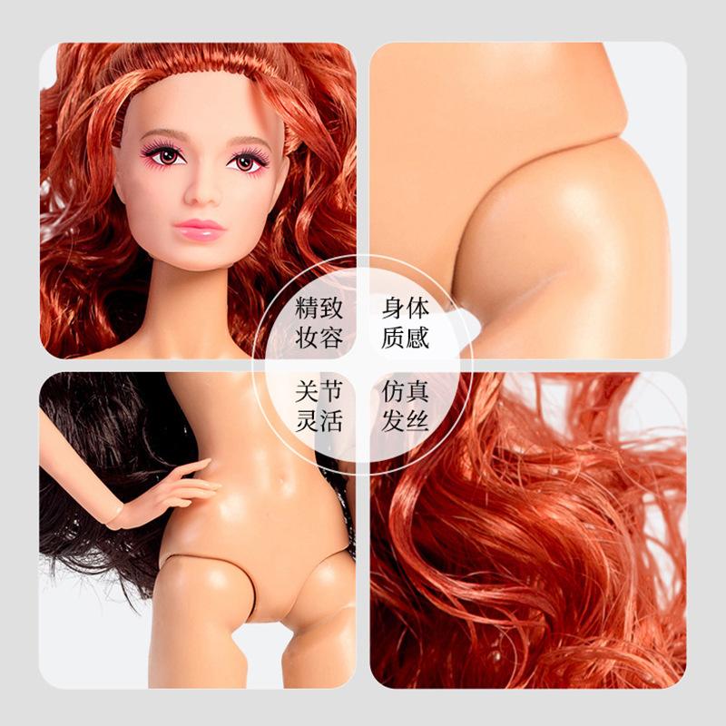 European Fashion 1/6 BJD Doll Body Collector Limited Collection Daily Outfit Party Gown for Barbie Doll DIY Toys Birthday Gifts