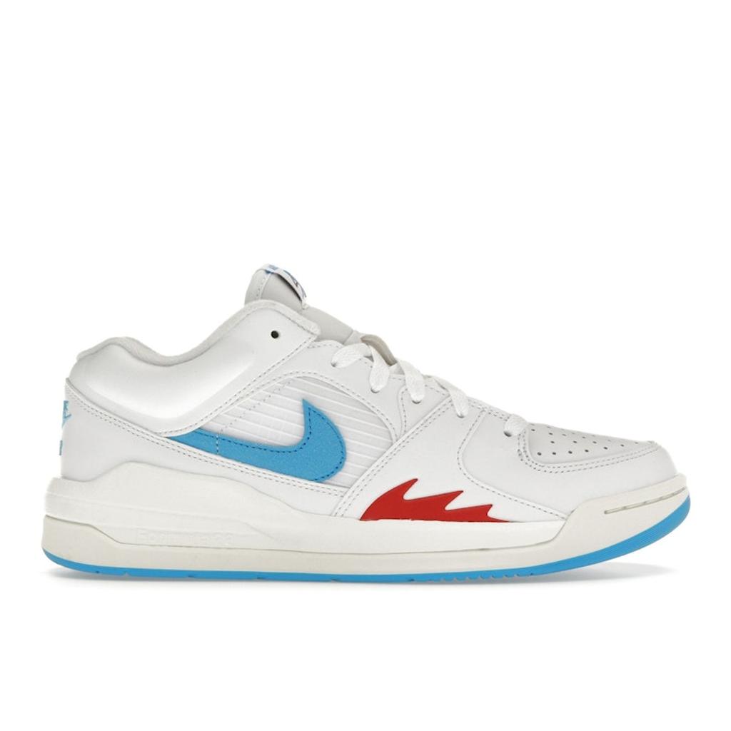 Air Jordan  Jordan Stadium 90 White Dark Powder Blue Women Sneakers Sail Gym-Red FB2269-100