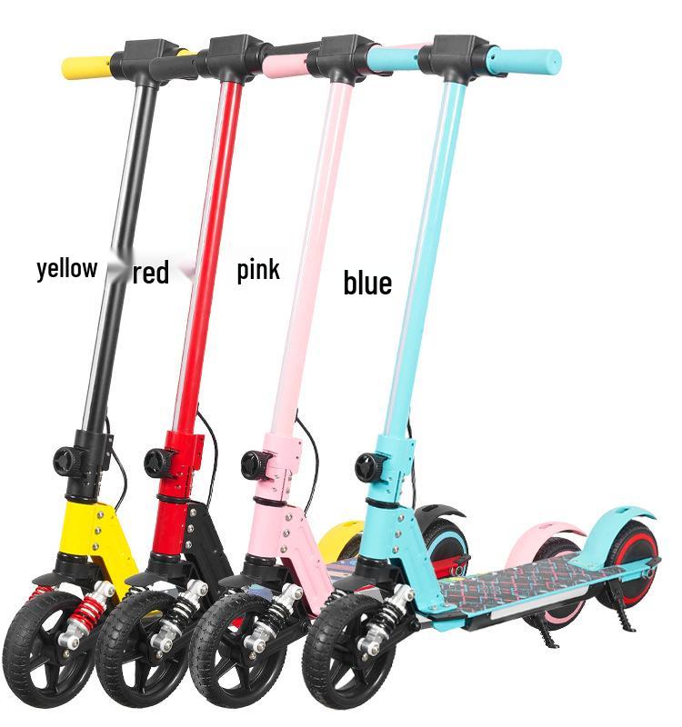 Foldable Rechargeable Children's Electric Scooter - Mini Commuter Toy Vehicle