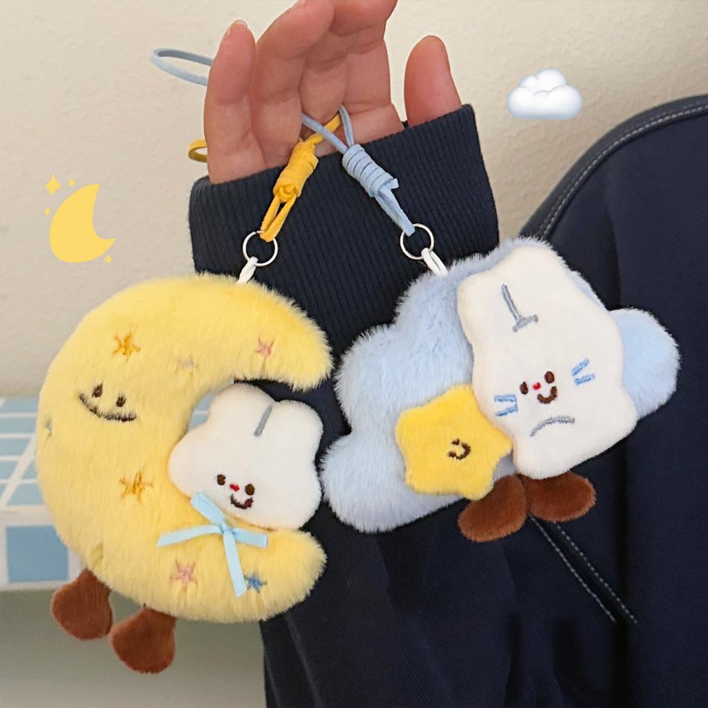 Soft Plush Keychain With Cute Festival Designs Bag Charm Safe Decoration for Everyday Use