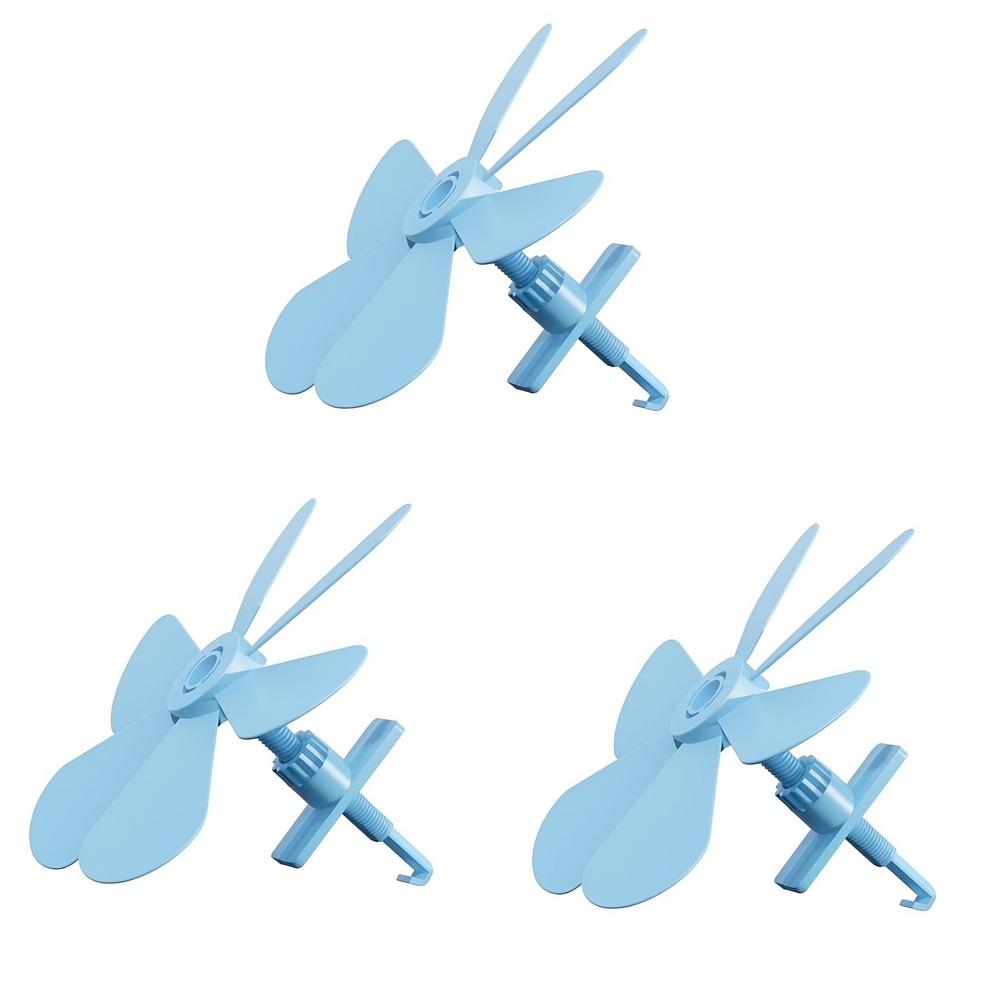 3Pcs Windmill Shaped Air Outlet Guide Fan Anti Direct Blowing Conditioning Guide Fan Study Room