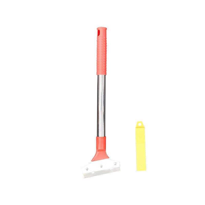 Telescopic Glass Wall and Floor Scraper with Blade for Seam Cleaning and Degumming