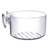 Aquarium Dekorationen Pflanzbecher Topf Acryl Wasserpflanzenbecher mit Saughalter Pflanzzylinderbecher Aquarium Zubehör