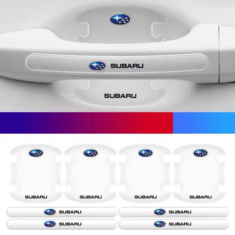 Car Sticker Car Door Handle Bowl Scratches Transparent Protector for Subaru Impreza Forester Tribeca XV BRZ car styling Y14