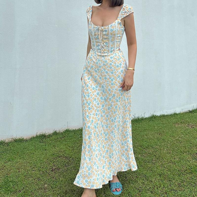 Готичний Квітковий Принт Підтягуючий Жіночий Талія Корсет Безрукавка Топ Жіночий Зменшуючий Талію Пояс Еластичність Корсети Футболка