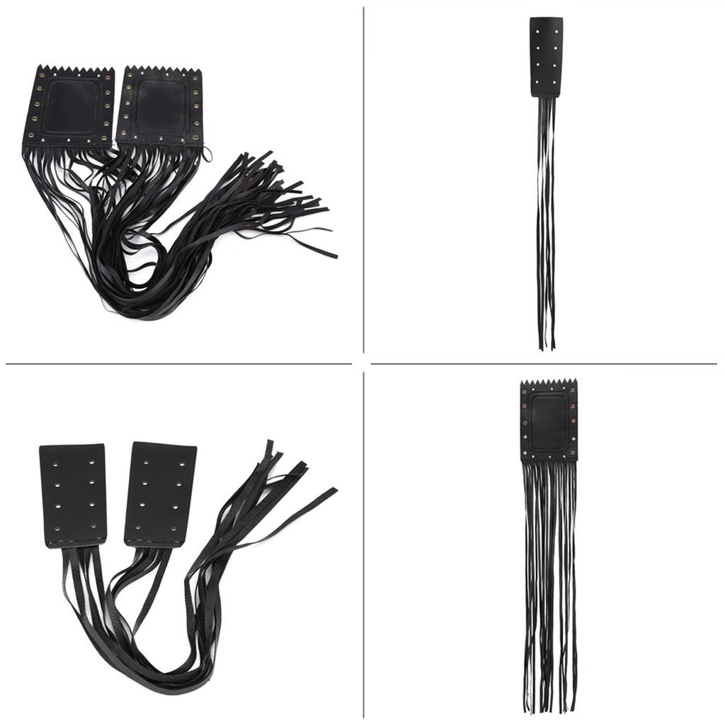 Buy 2pcs Motorcycle Handlebar Tassel Fringe Grip Cover Lever Cover ...