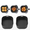 2pcs Silicone Air Fryer Baking Pan with Philips HD9252 HD9200 HD9255 Model Airfryers Gift Home Kitchen Accessories Easy To Clean