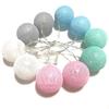 LED Cotton Ball String Lights for Girly Rooms, Festivals, and Christmas Decor