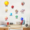 Luminous Stars Wall Stickers DIY PVC Glow In The Dark Planet Wall Decals Ceiling Stars Planets Stickers Home Decoration