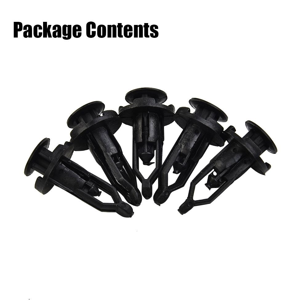 9mm Car Clips Panel Automobile Planes Bumpers Plastic Buses