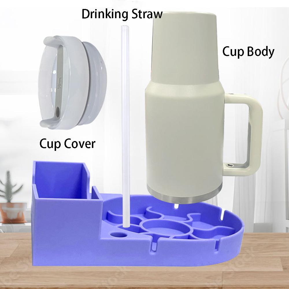 Neuer Flaschentrockenständer Silikon Abtropfständer Tassentrocknerständer Trinkglas und Sportflaschen Abtropfständer für Tassen Wein