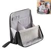 Oxford Cloth Standing Makeup Bag with Large Capacity Durable Waterproof Oxford Fabric for Home Storage Business Travel Bag
