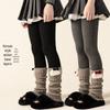 Kids' Winter Bow Cat Leg Warmers - Korean Style Over-the-Knee Socks for Girls