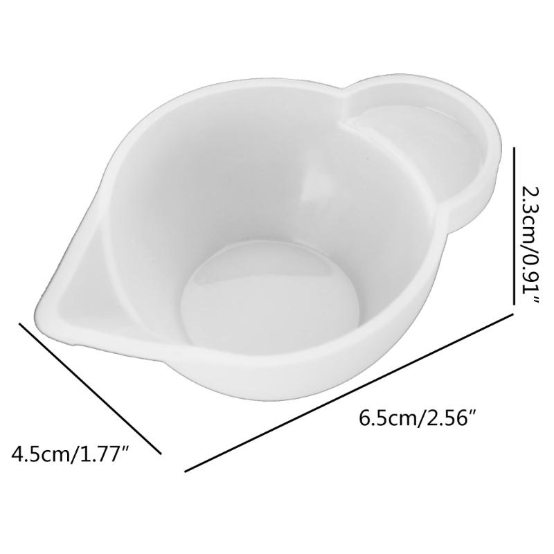 6 pcs/set UV Resin Color Mixing Silicone Cup Mini Silicone Stirrers Epoxy Resin DIY Casting Jewelry Craft Tools